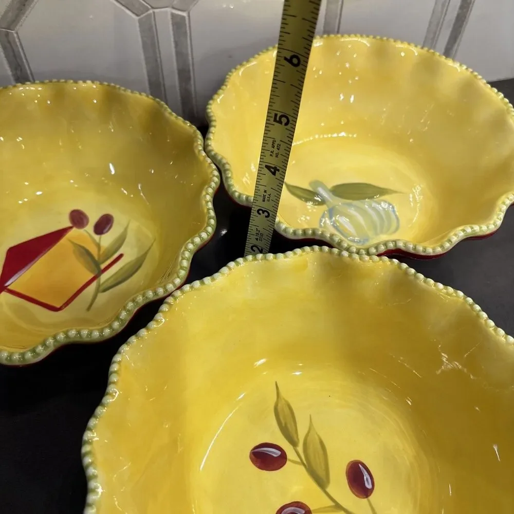 Set Of 3 Bowls Temptations By Tara 